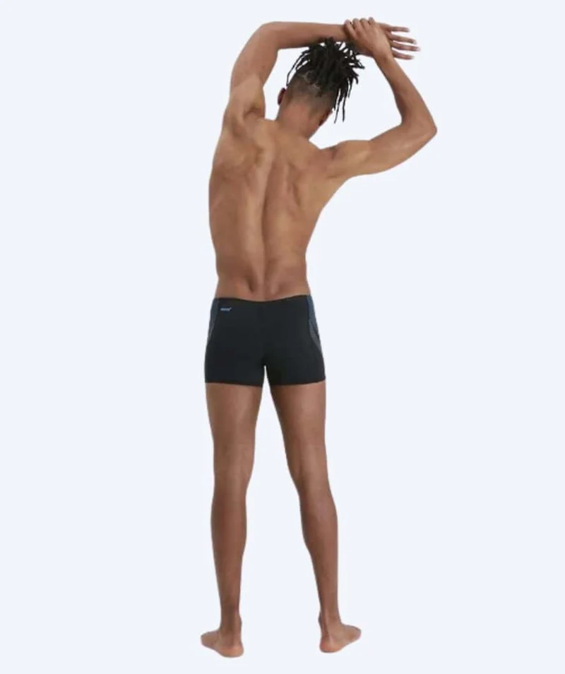 Speedo Aquashorts für Herren - Tech Panel - Schwarz/Blau