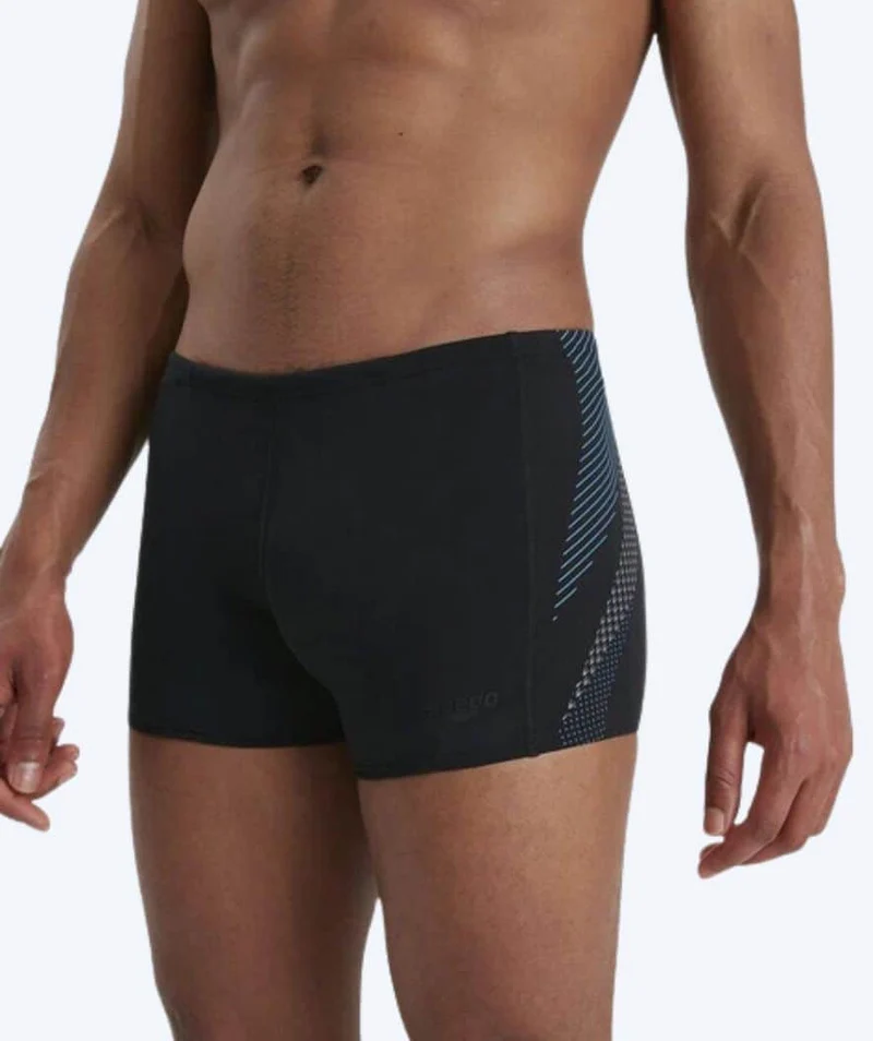 Speedo Aquashorts für Herren - Tech Panel - Schwarz/Blau