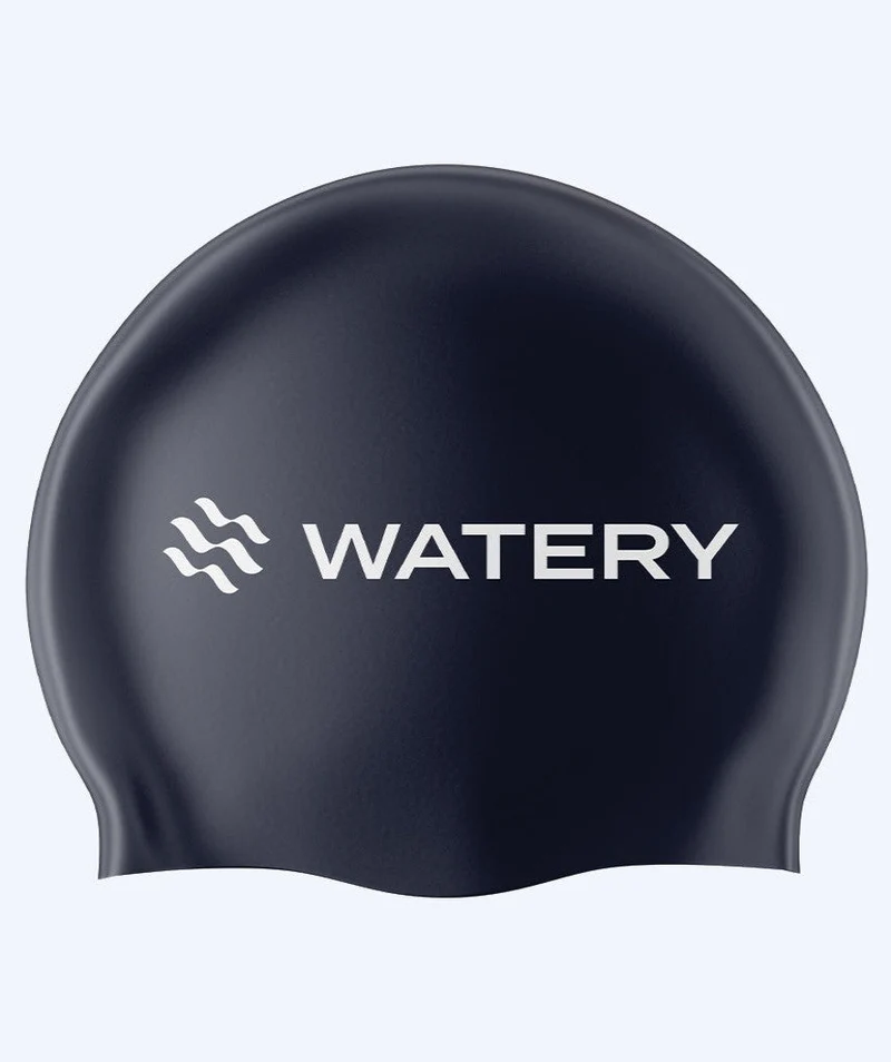 Watery Badekappe (ab 10 Jahre) - Signature Latex - Dunkelblau