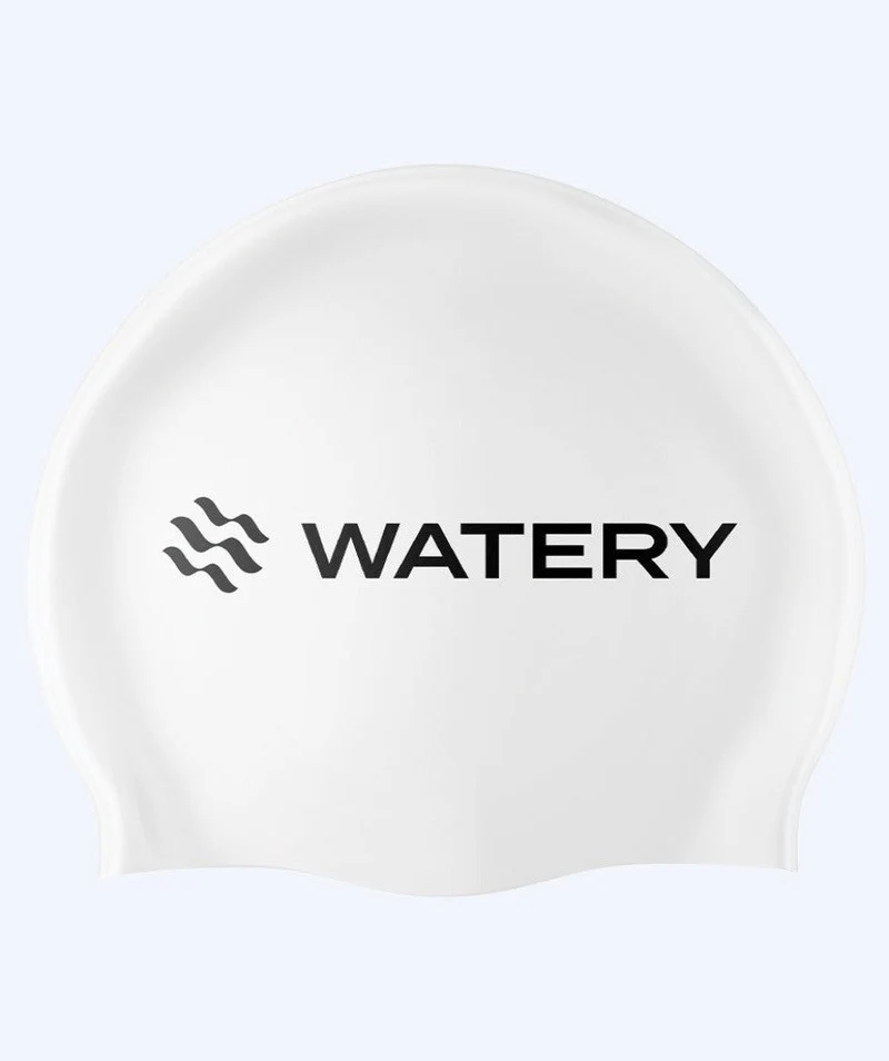 Watery Badekappe (ab 10 Jahre) - Signature Latex - Weiß