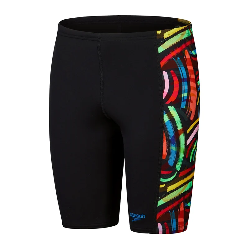 Speedo Boys Jammer colour Panel schwarz-multicolor