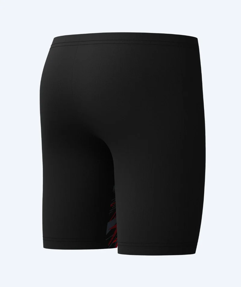 Speedo lange Badehose für Jungen - Medley Logo - Schwarz/Grau