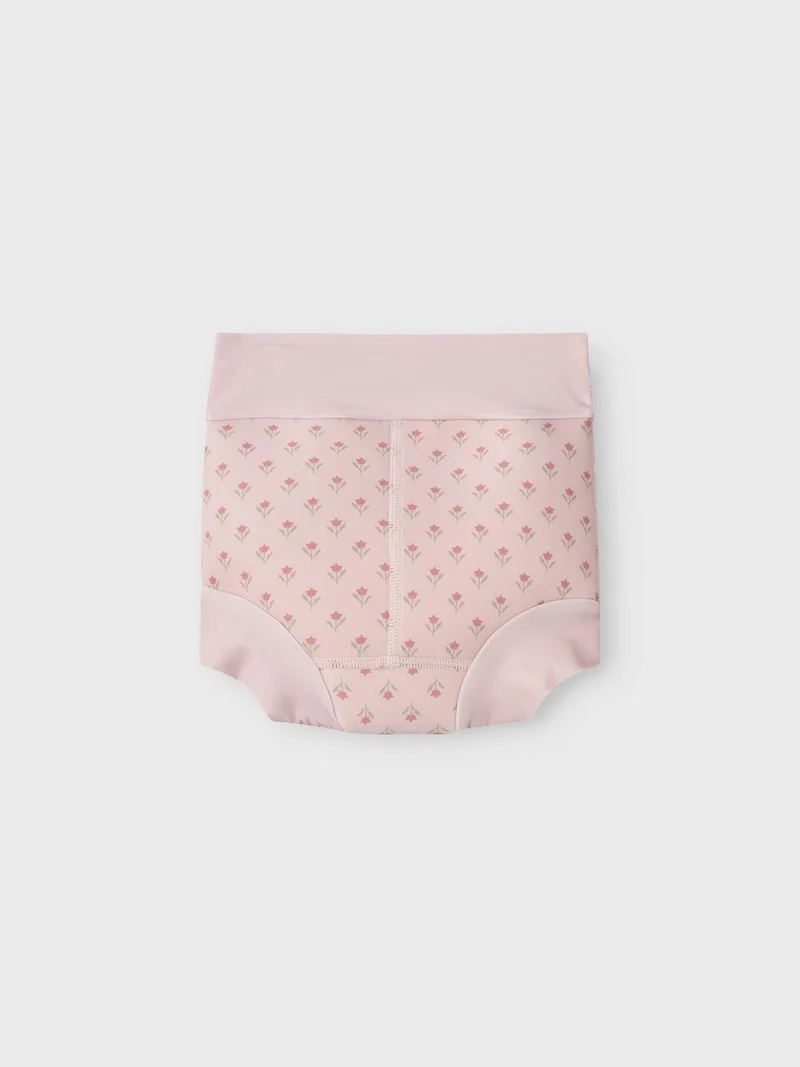 Name It Badehose - Fero - Blumen - Violettes Eis