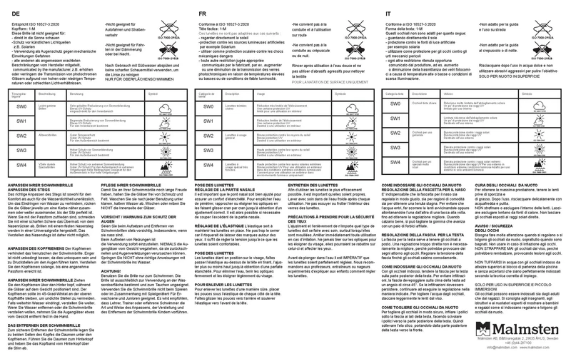 Malmsten Schwedenbrille verspiegelt