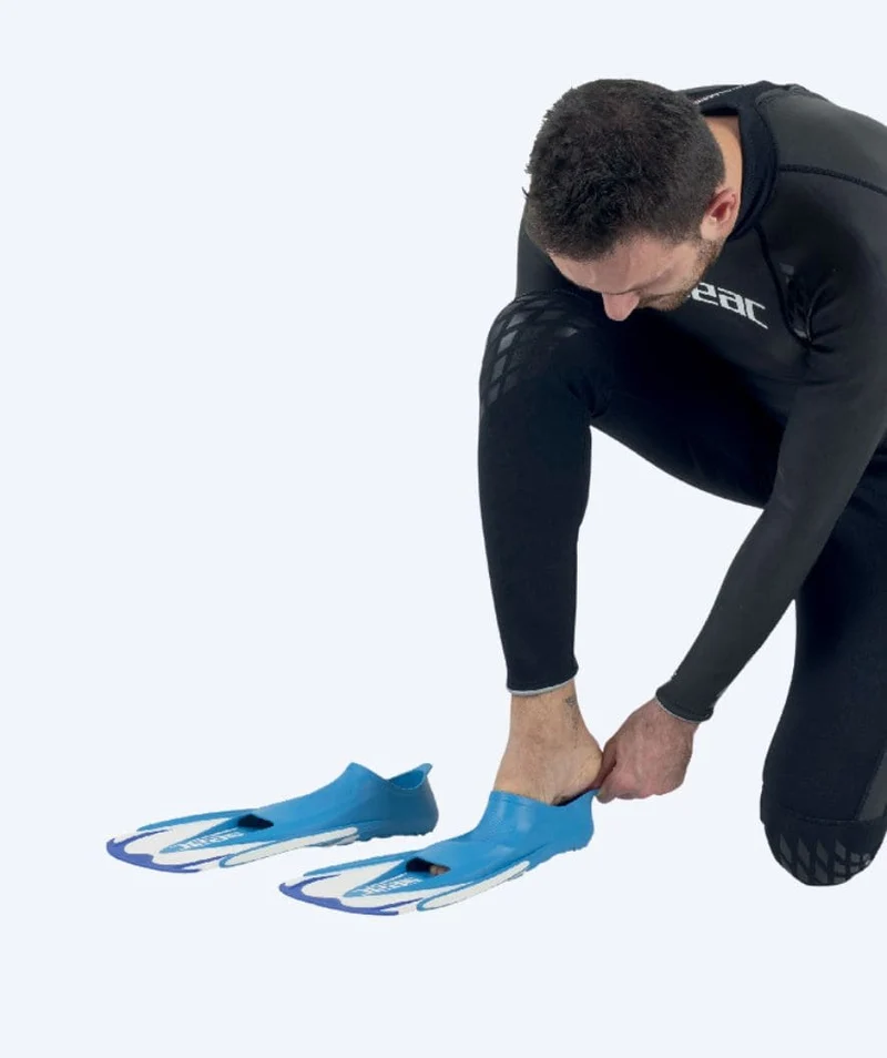 SEAC Schwimflossen für Erwachsene - Team - Blau/Weiß