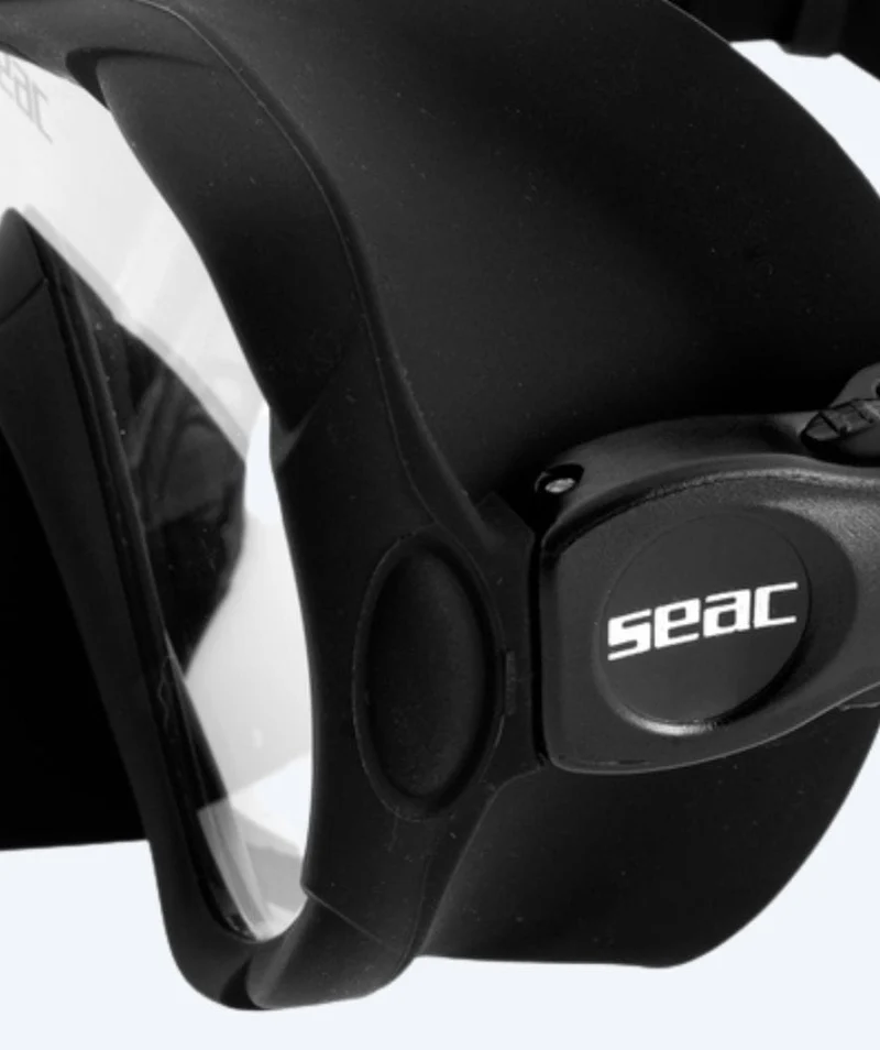 SEAC Tauchmaske für Erwachsene - X-Frame - Schwarz