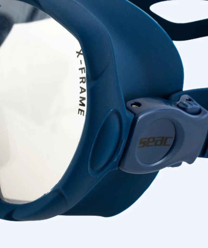 SEAC Tauchmaske für Erwachsene - X-Frame - Dunkelblau