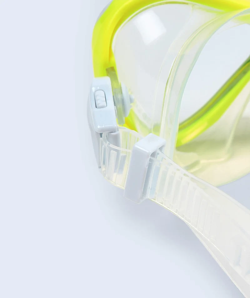 Watery Combo Schnorchelset für Kinder - Triton Semi-dry - Gelb