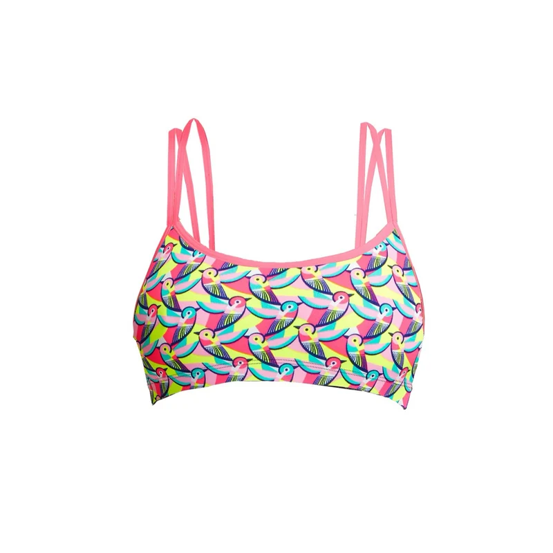 Funkita Damen Bikini Oberteil Criss Cross Top Bye Birdie