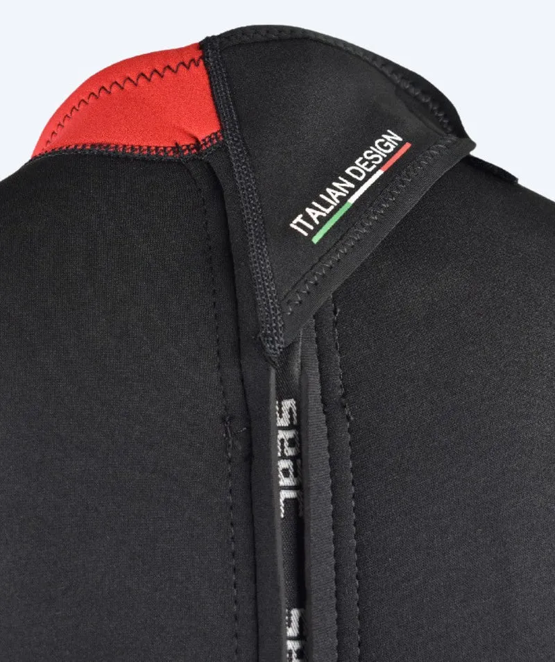 SEAC Neoprenanzug für Herren - Relax Short (2,2mm) - Schwarz/Rot