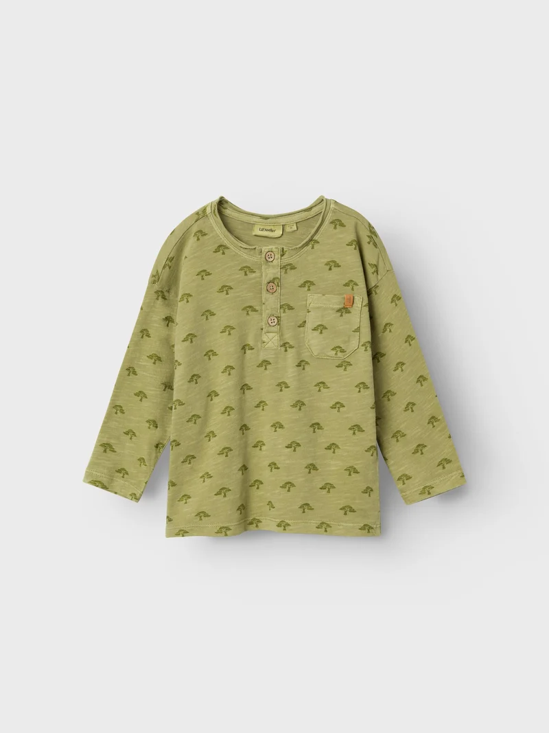 Lil' Atelier Langarmshirt – Salbei