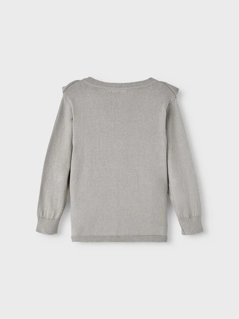 Lil' Atelier Strickjacke - Flara - Regenwetter