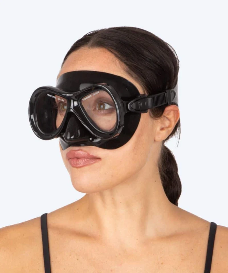 SEAC Tauchmaske für Erwachsene - Capri Silicone - Schwarz