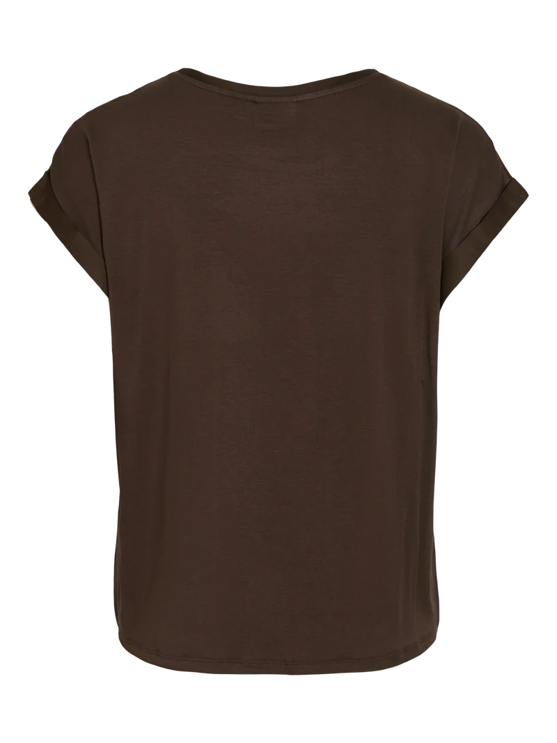 VIELLETTE S/S SATIN TOP - NOOS