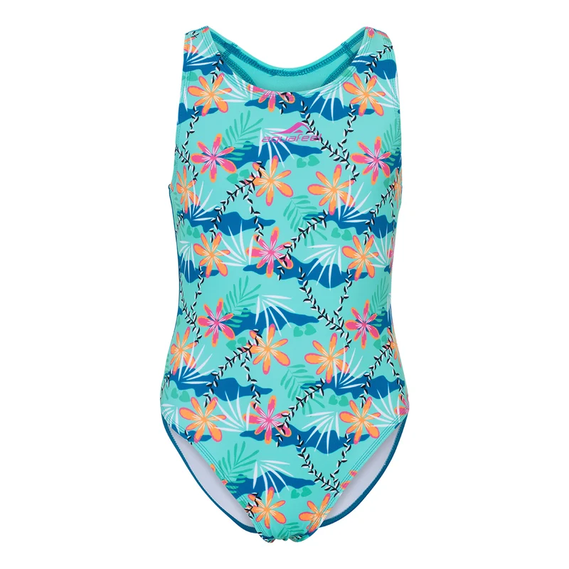 Aquafeel Mädchen Schwimmanzug Sea Flowers