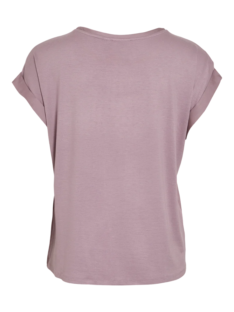 VIELLETTE S/S SATIN TOP