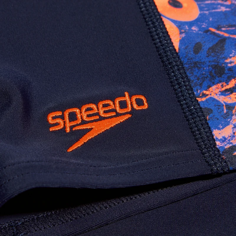 Speedo Boys Jammer Panel Alover navy-orange