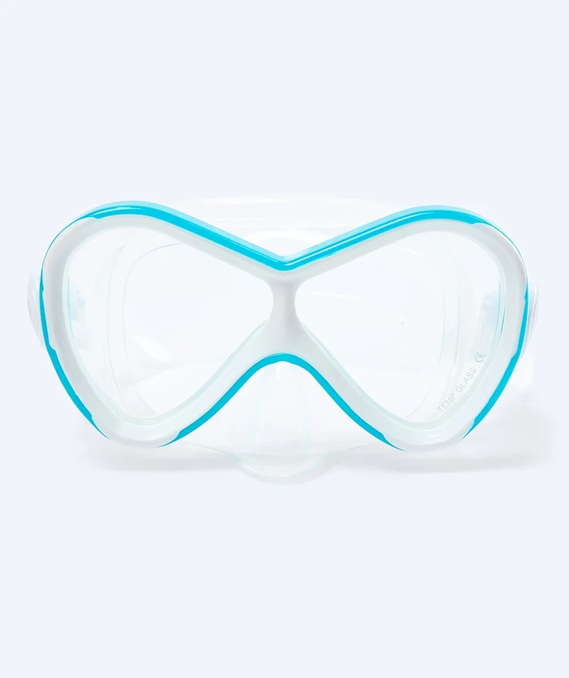 Watery Combo Schnorchelset für Kinder - Triton Semi-dry - Hellblau