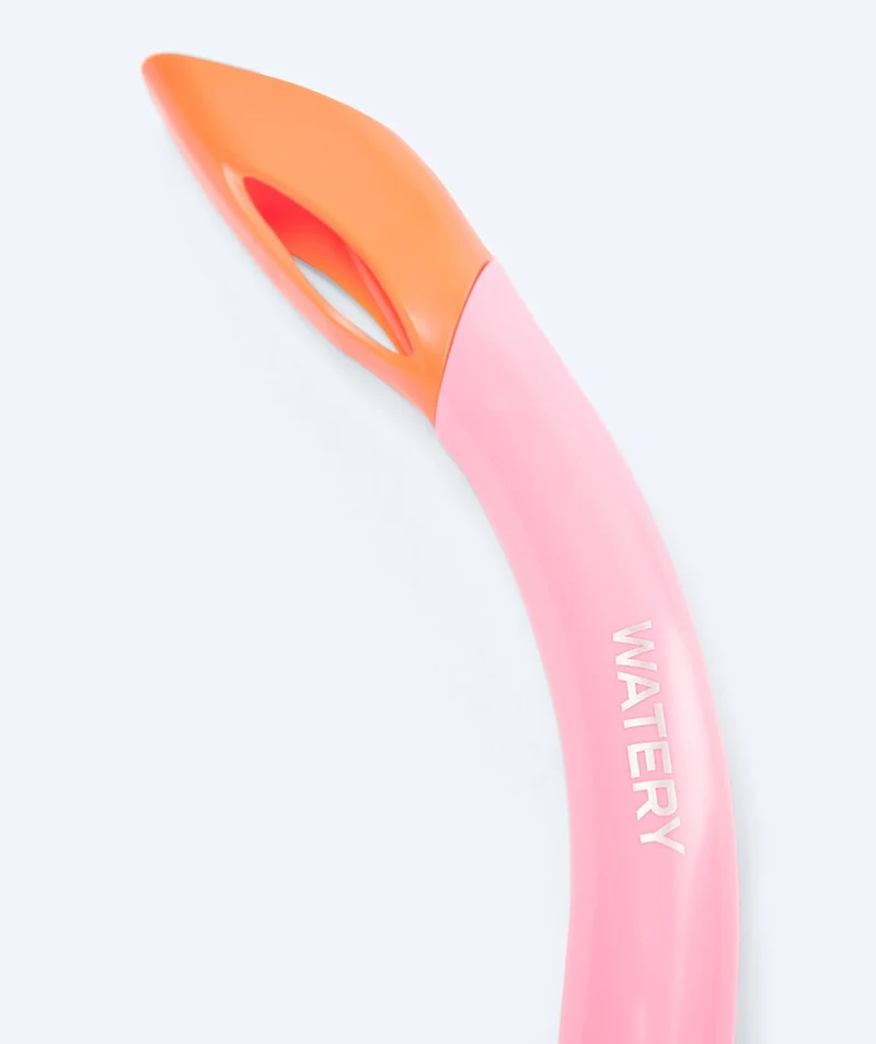 Watery Combo Schnorchelset für Kinder - Triton Semi-dry - Hellrosa