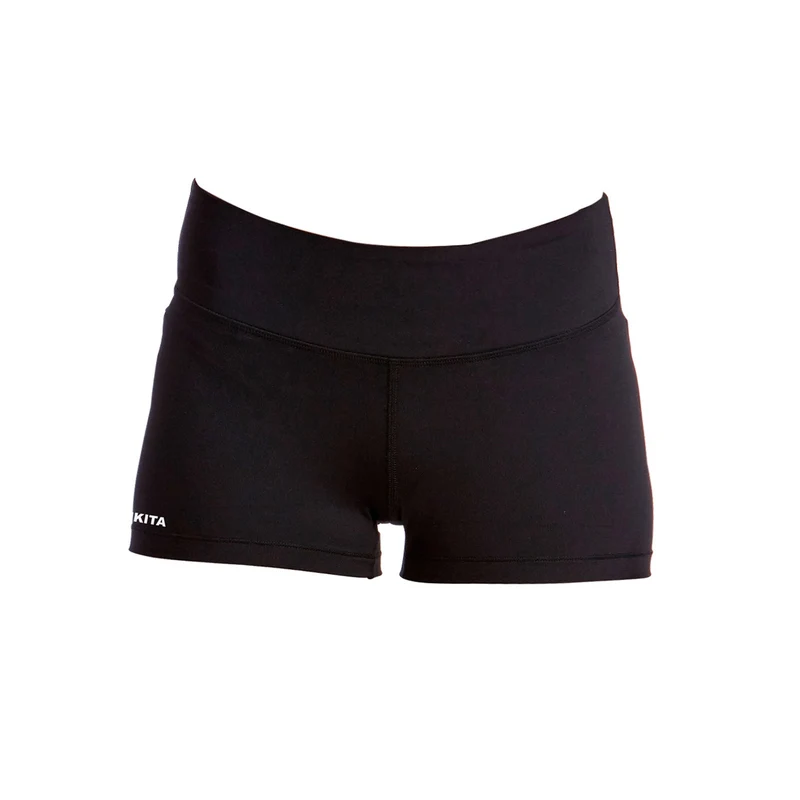 Funkita Damen Bikinihose Boy Leg mit Bein Still Black Solid