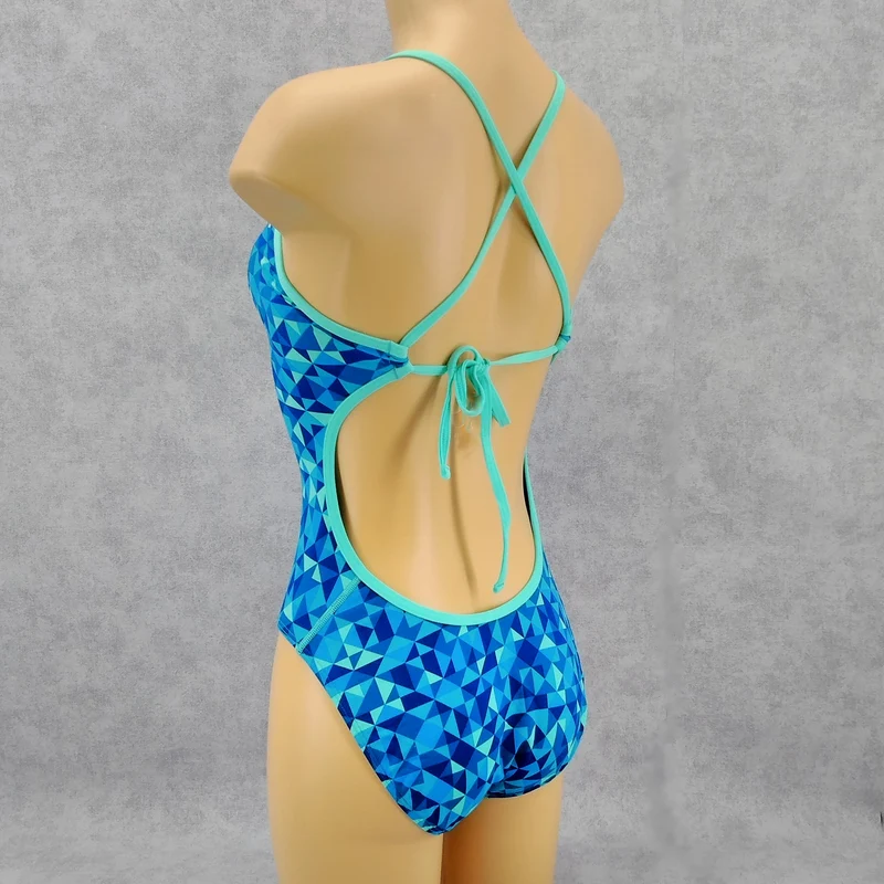 TYR Damen Schwimmanzug Optic Crosscutfit Tieback