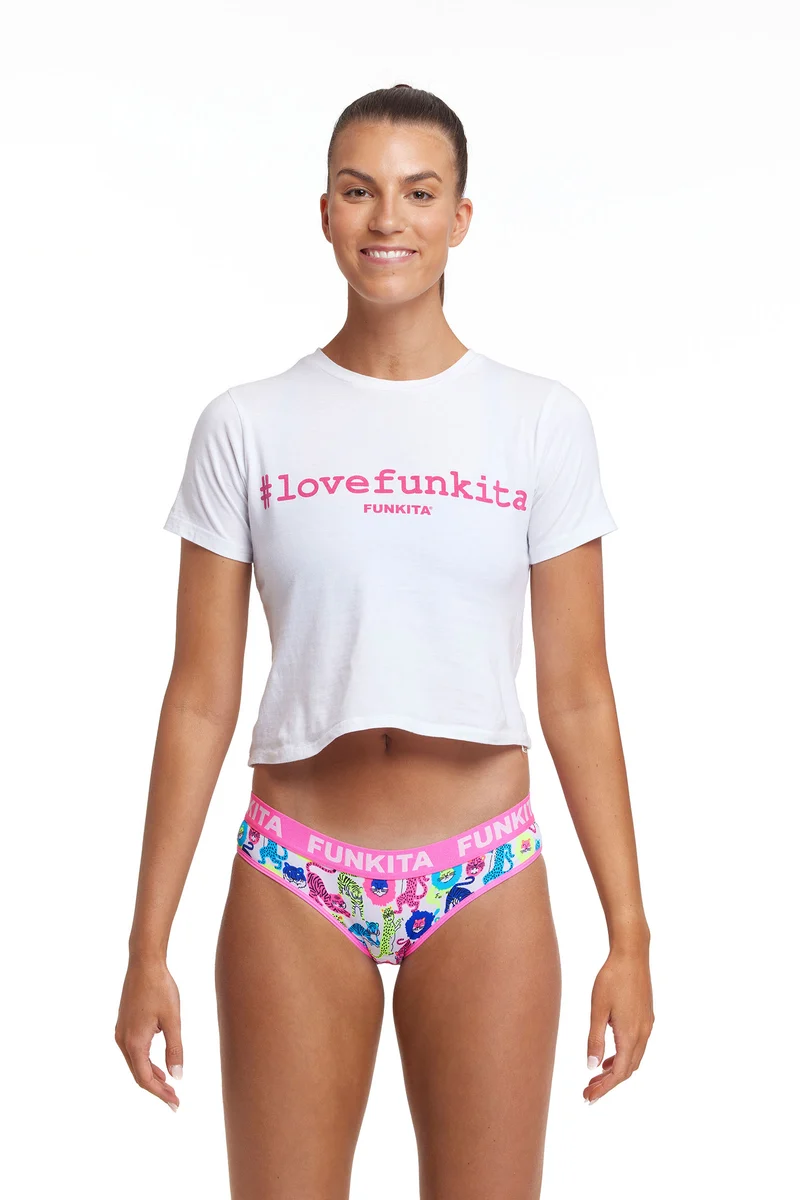 Funkita Damen Underwear Brief Kitty Cat