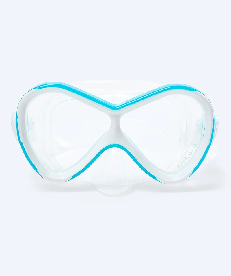 Watery Schnorchelset für Kinder - Delphina/Triton - Hellblau