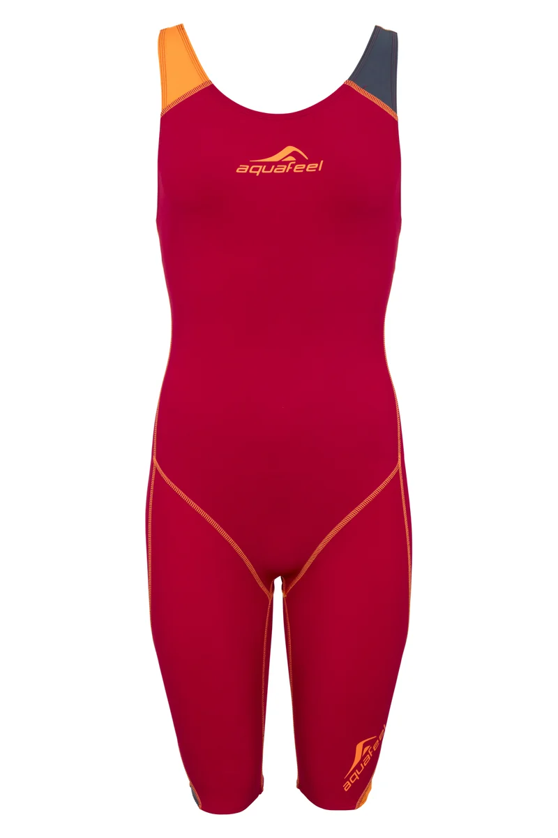 Aquafeel Damen Wettkampfanzug I-Nov deep red-orange
