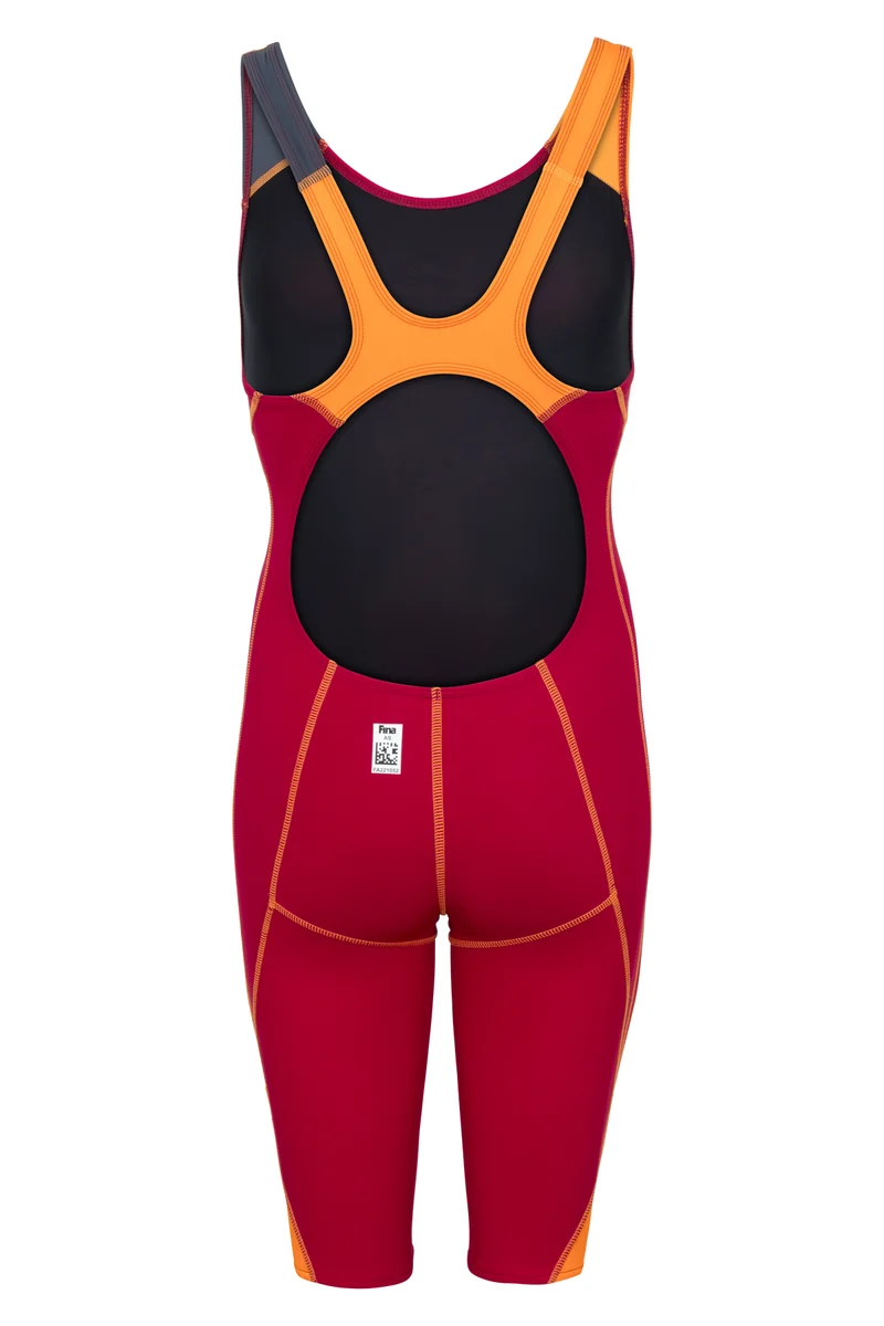 Aquafeel Damen Wettkampfanzug I-Nov deep red-orange