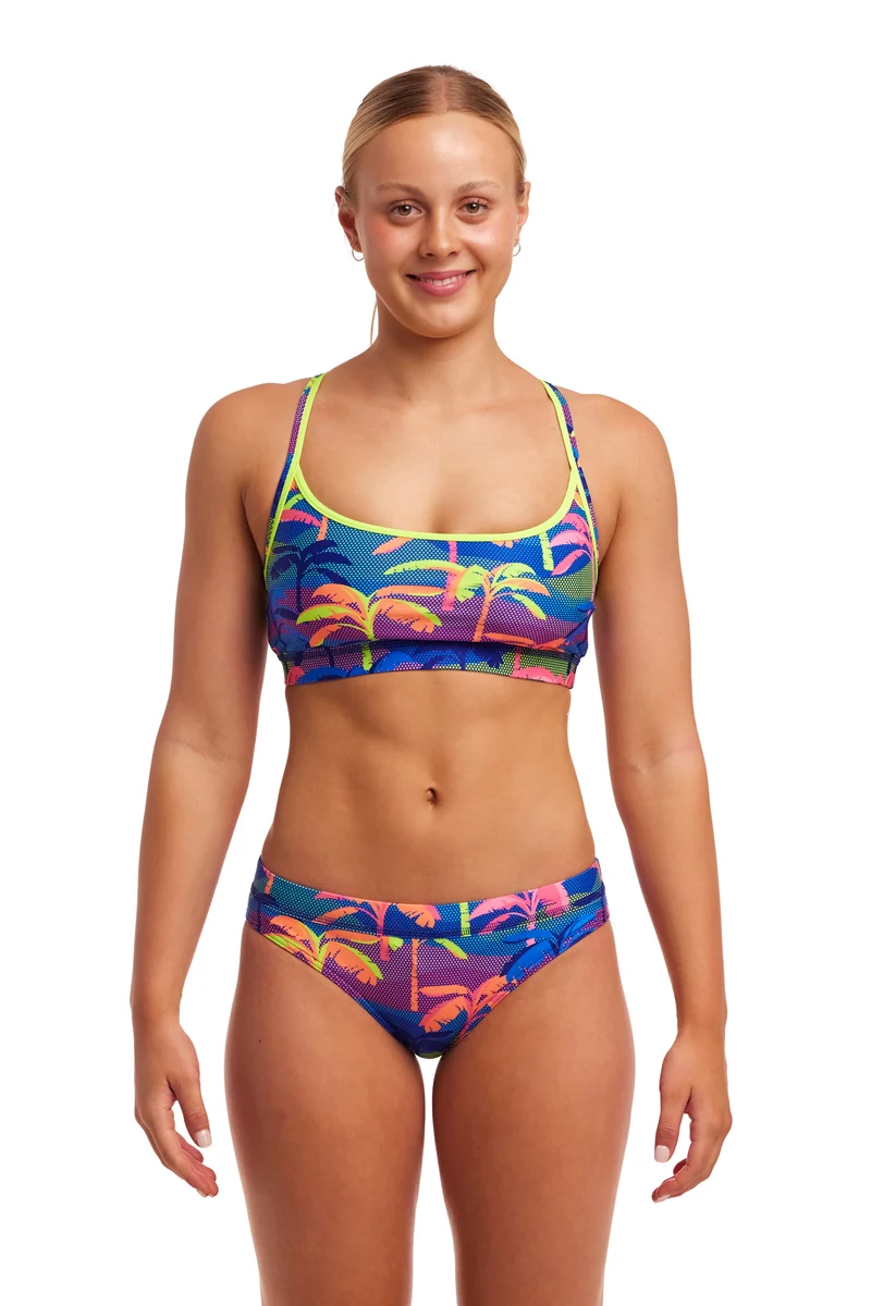 Funkita Damen Bikini Slip Sports Brief Palm A Lot
