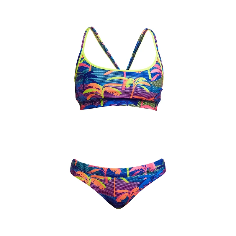 Funkita Damen Bikini Slip Sports Brief Palm A Lot