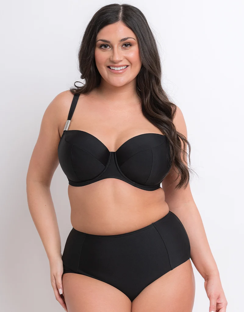 Flirtelle Dubai Escape High Waist Bikini Brief Black