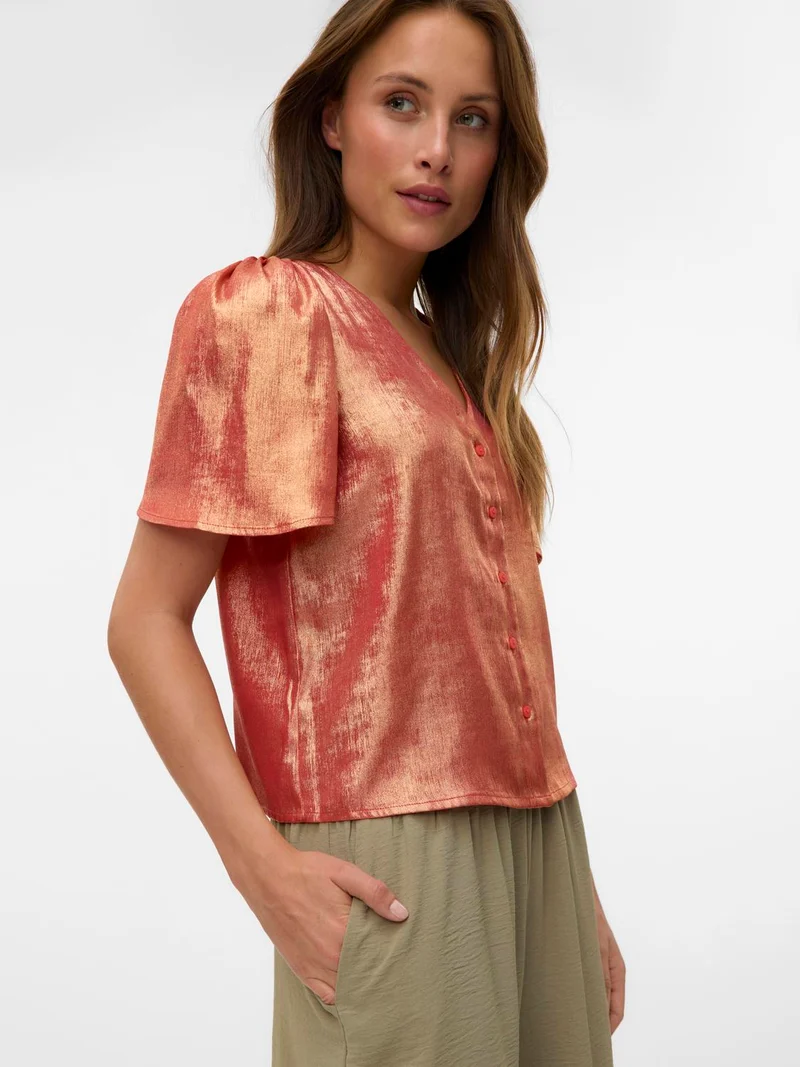 VMAMALIA SS V-NECK TOP