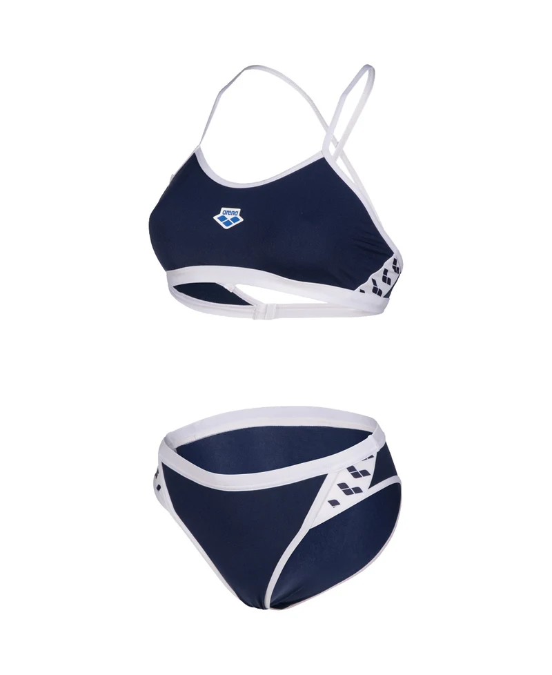 Arena Icons Damen Sport Bikini Cross Back Solid