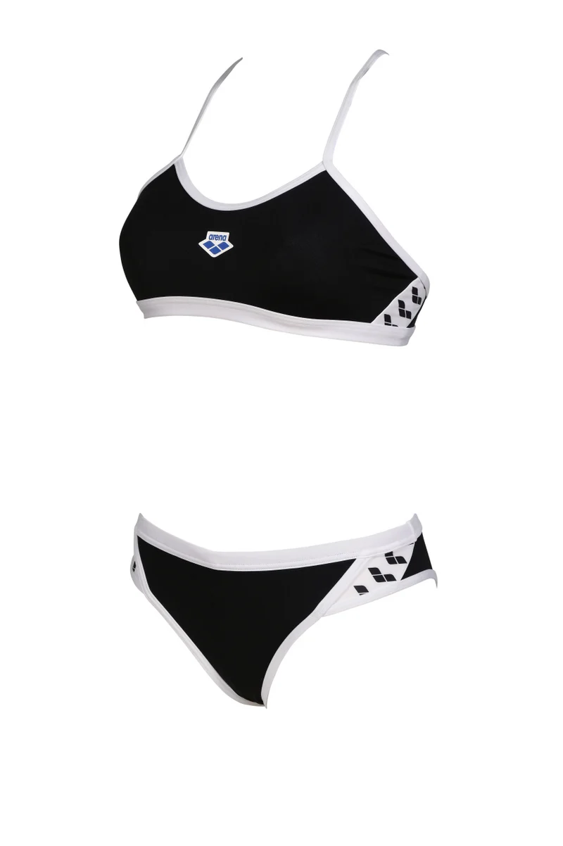 Arena Icons Damen Sport Bikini Cross Back Solid