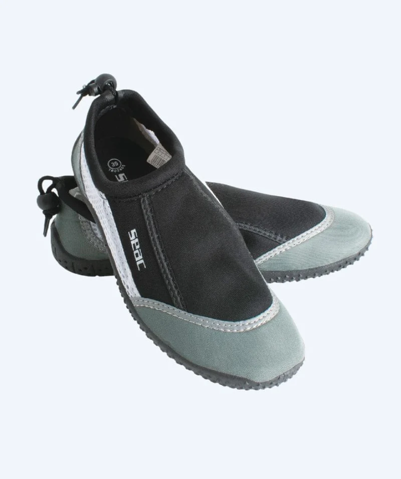 SEAC Schwimmschuhe für Erwachsene - Reef - Schwarz/Grau