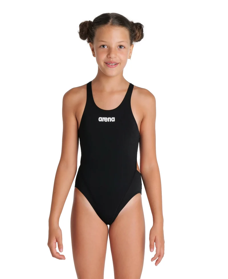 Arena Team Mädchen Badeanzug Swim Tech Solid