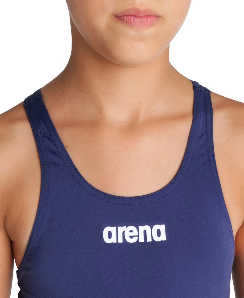 Arena Team Mädchen Badeanzug Swim Tech Solid