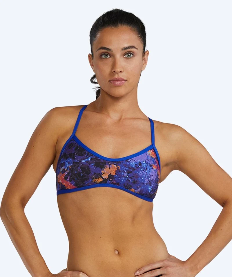 TYR Bikini Oberteil für Damen - Durafast Elite Trinity - Lila/Orange