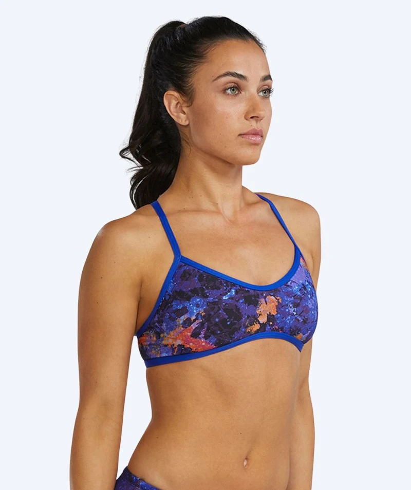 TYR Bikini Oberteil für Damen - Durafast Elite Trinity - Lila/Orange