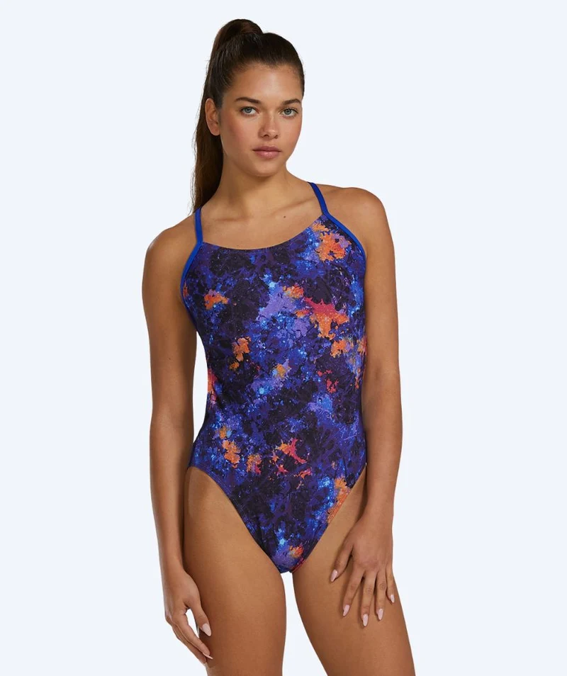 TYR Badeanzug für Damen - Durafast Elite Cutoutfit - Lila/Orange