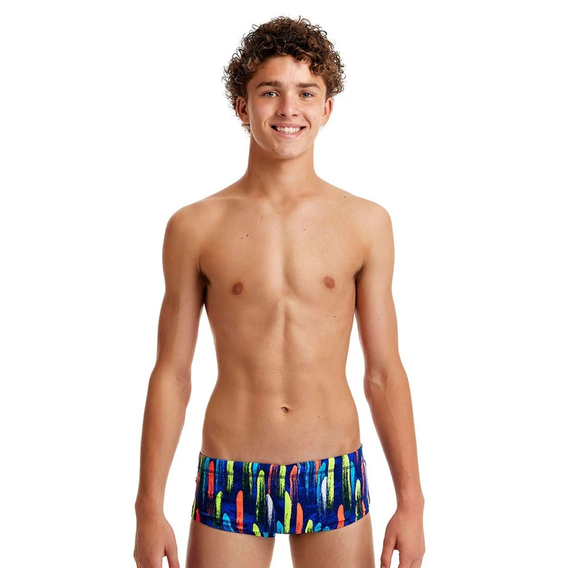 Funky Trunks Boys Sidewinder Trunk Fire Cracker