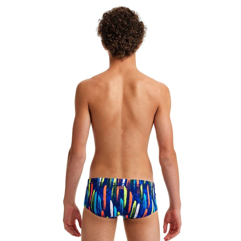 Funky Trunks Boys Sidewinder Trunk Fire Cracker