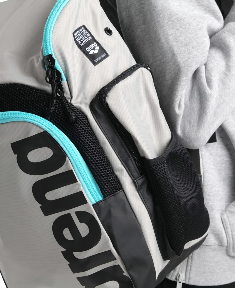 Arena Schwimm Sport Rucksack 35L Spiky III Ice-Sky