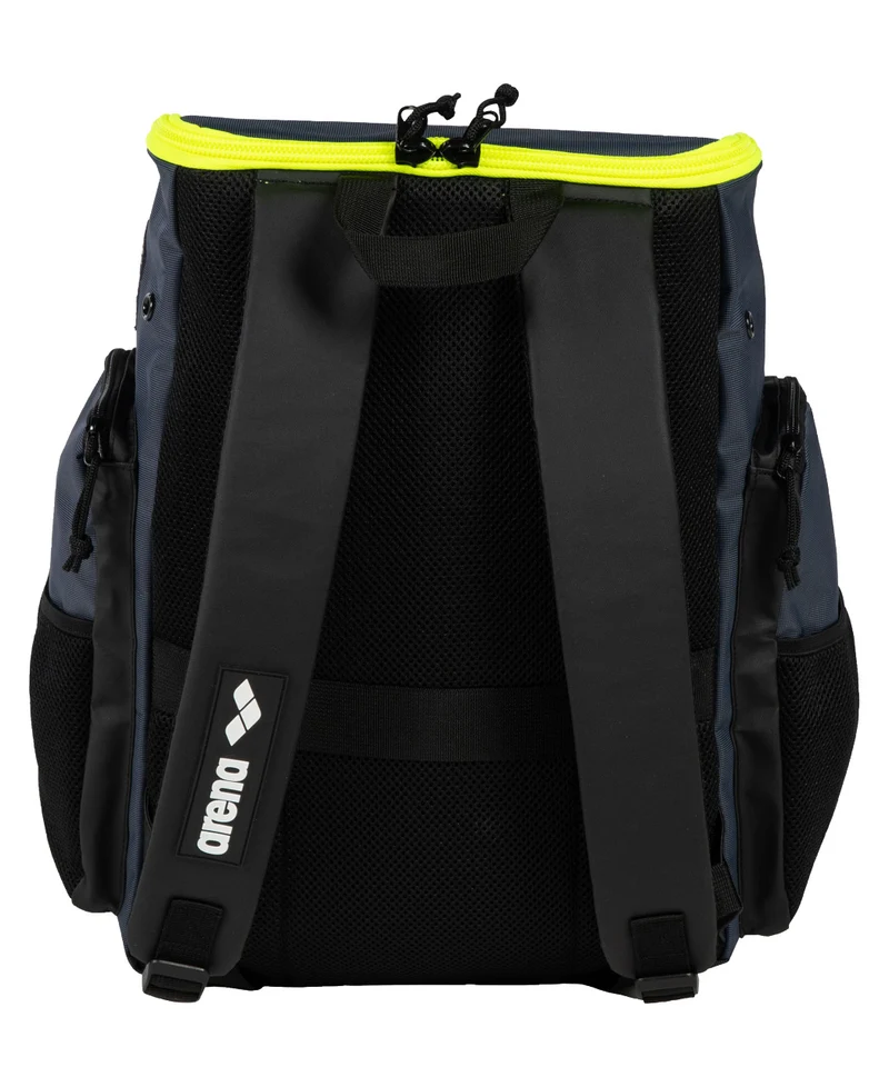 Arena Schwimm Sport Rucksack 35L Spiky III Navy-Neon-Yellow