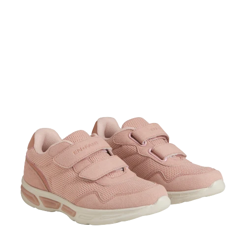 EN FANT leichte Sneaker mit Klettverschluss und Lichtern - Misty Rose