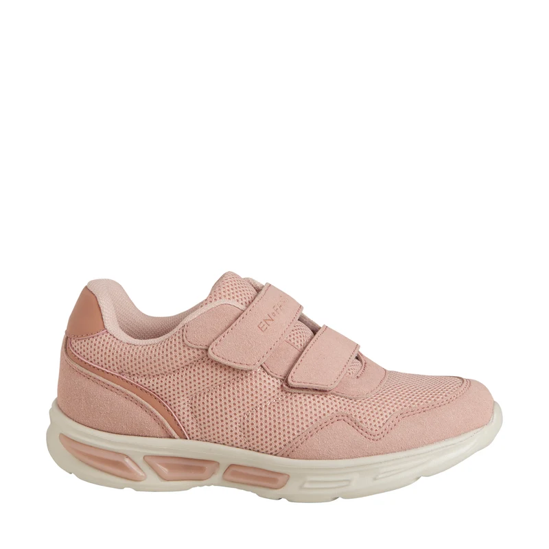 EN FANT leichte Sneaker mit Klettverschluss und Lichtern - Misty Rose