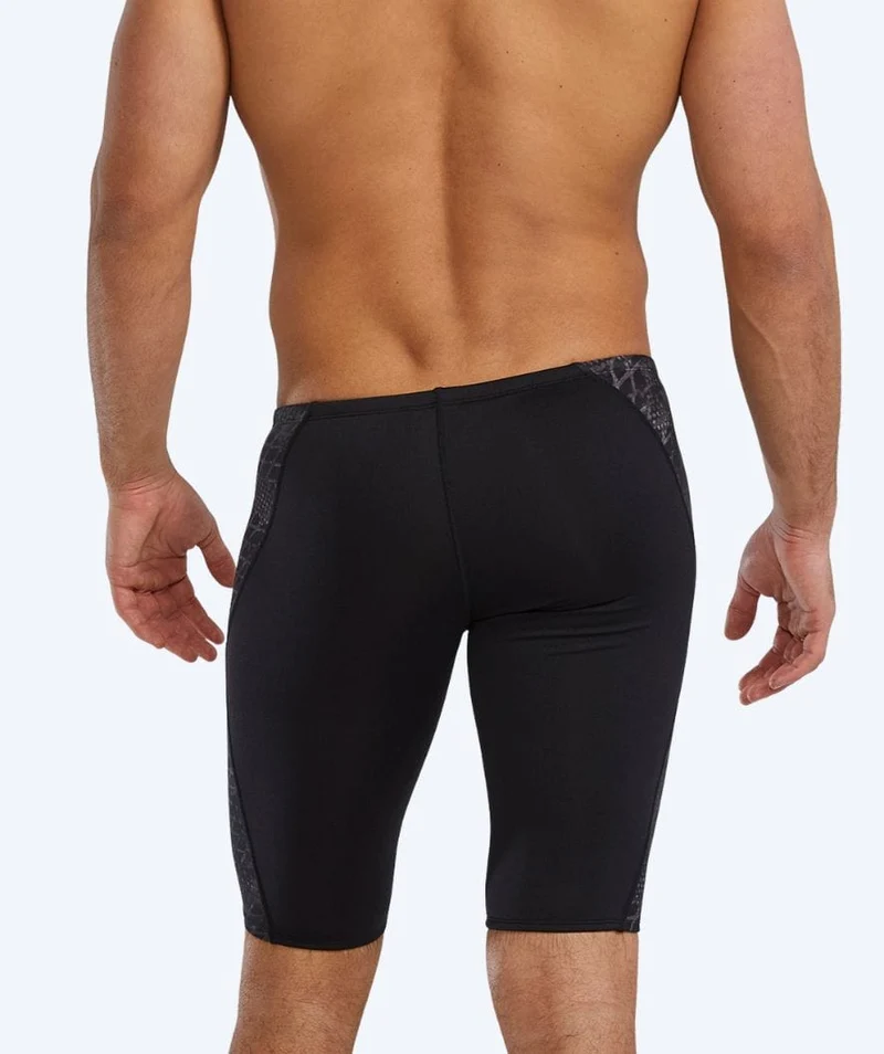 TYR lange Badehose für Herren - Blade Splice - Schwarz/Dunkelgrau