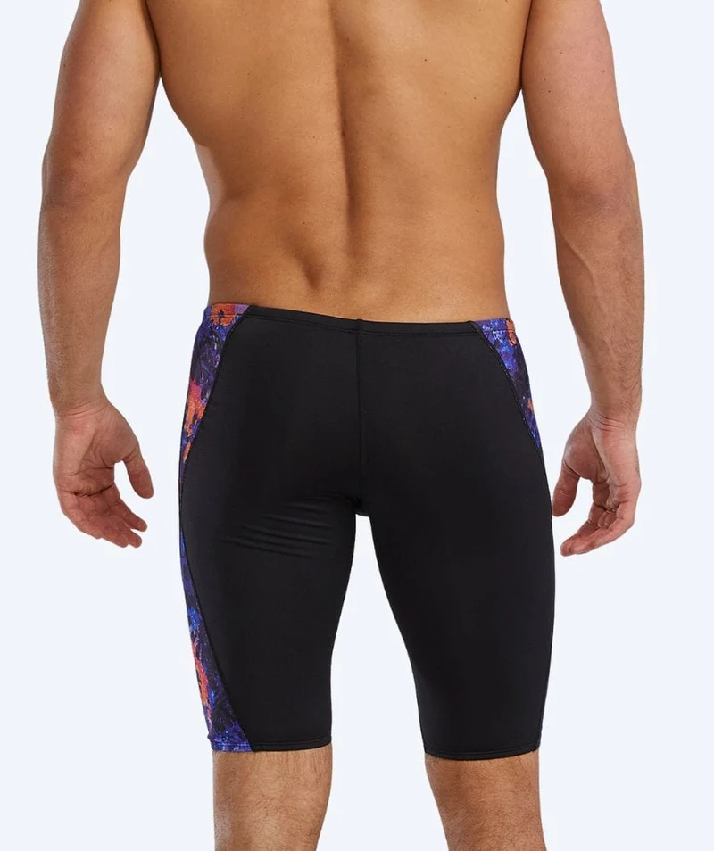 TYR lange Badehose für Herren - Blade Splice - Schwarz/Lila