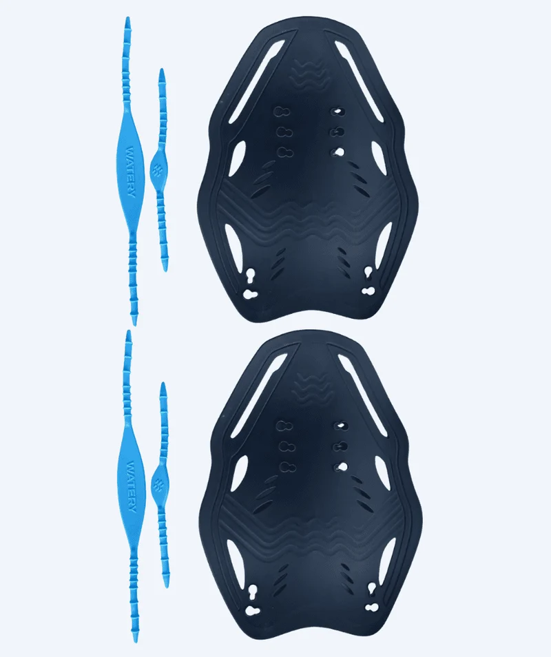 Watery Handpaddles - Flow - Dunkelblau